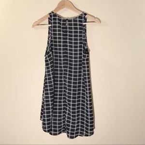 Elodie Long Tank - Black & White Blouse